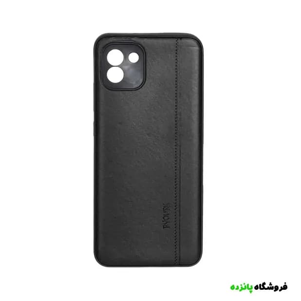 قاب طرح چرم RYOURK مدل Samsung A03 – مشکی