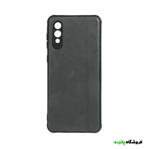 قاب طرح چرم RYOURK مدل Samsung A02 – خاکستری