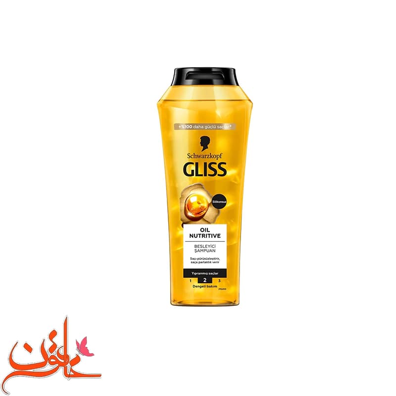 شامپو گلیس مغذی مو مدل oil nutritive حجم 500 میل