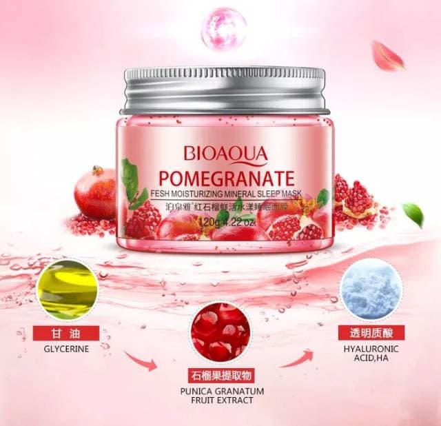 ماسک شب انار بیواکوا حجم 120 میل — تصویر ۴