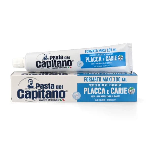 خمیر دندان پاستا دل کاپیتانو Capitano ضد پلاک و پوسیدگی 100 میل