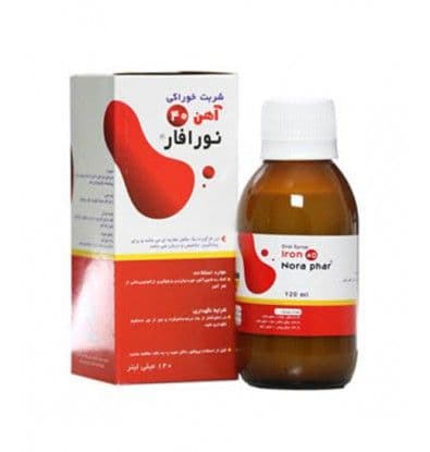 شربت خوراکی آهن 40mg نورا فار 120 میل