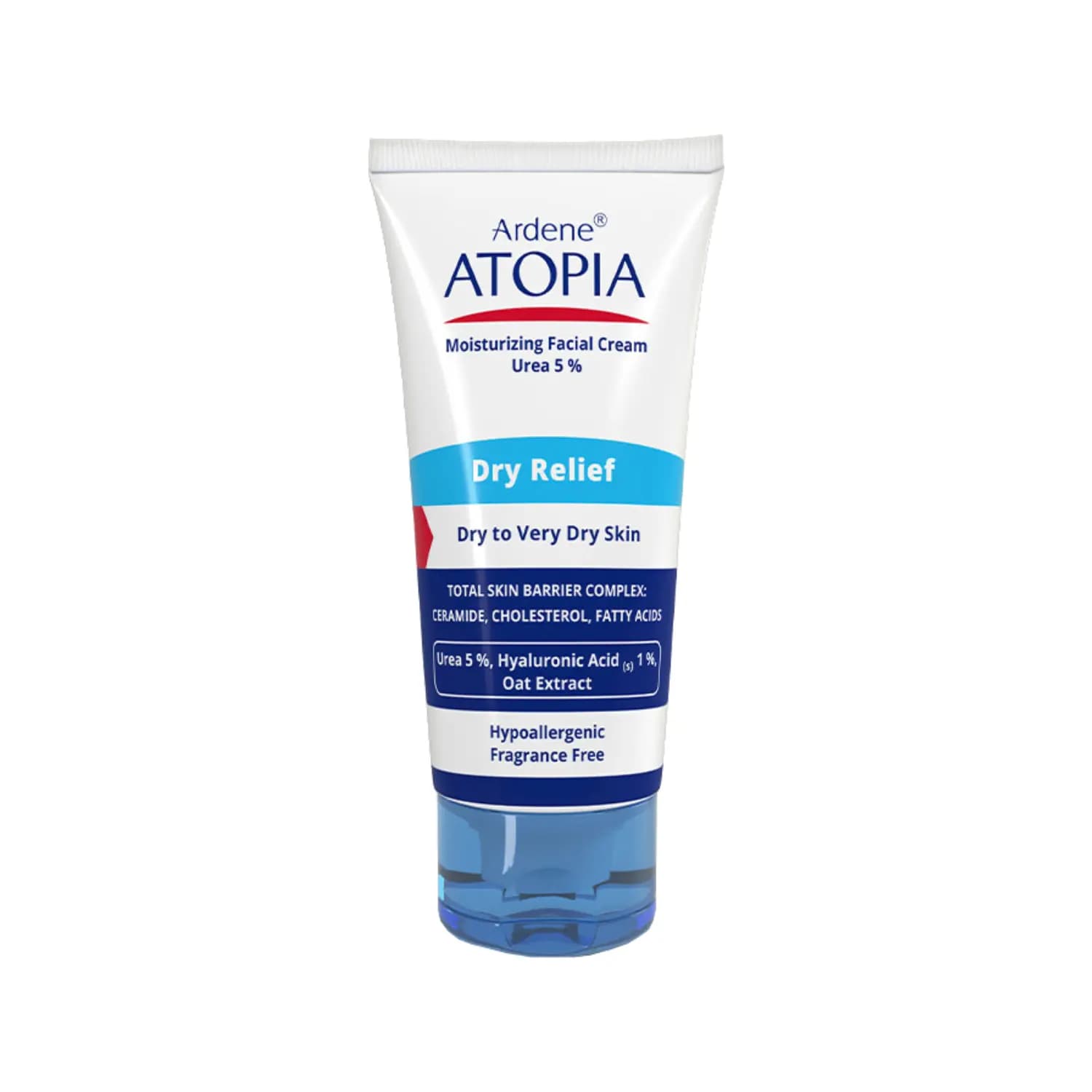 کرم مرطوب کننده قوی صورت اوره 5% آردن آتوپیا مدل Dry Relief حجم ۵۰ میل