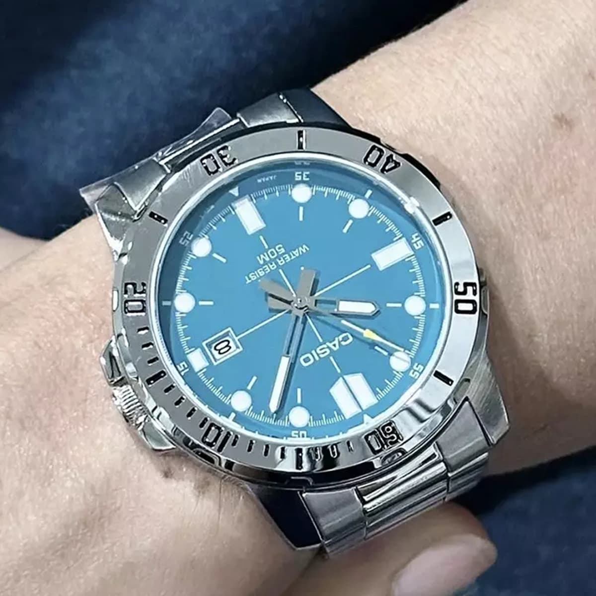 ساعت مچی مردانه کاسیو CASIO MTP-VD01D-3E2V — تصویر ۴