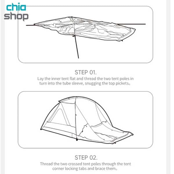 چادر کمپینگ 8 نفره نیچرهایک مدل CNK2550WS018 — تصویر ۵