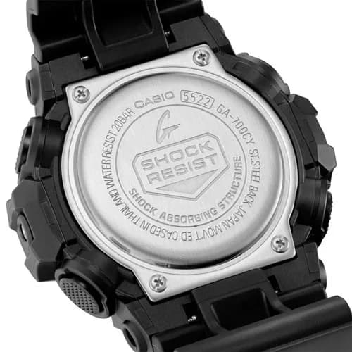 ساعت مچی مردانه کاسیو جی شاک CASIO G-SHOCK GA-700CY-1ADR — تصویر ۹