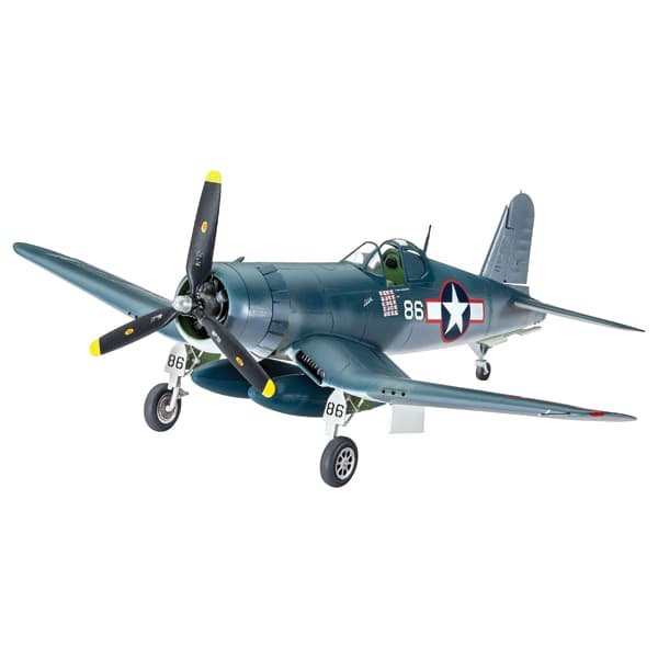 ماکت جنگنده ریول مدل Vought F4U Corsair مقیاس 1:72 کد 03983 با کیت رنگ آمیزی — تصویر ۲