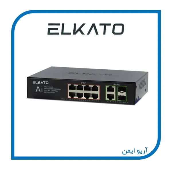 سوییچ شبکه 8 پورت الکاتو EL-1SG0822GP — تصویر ۲