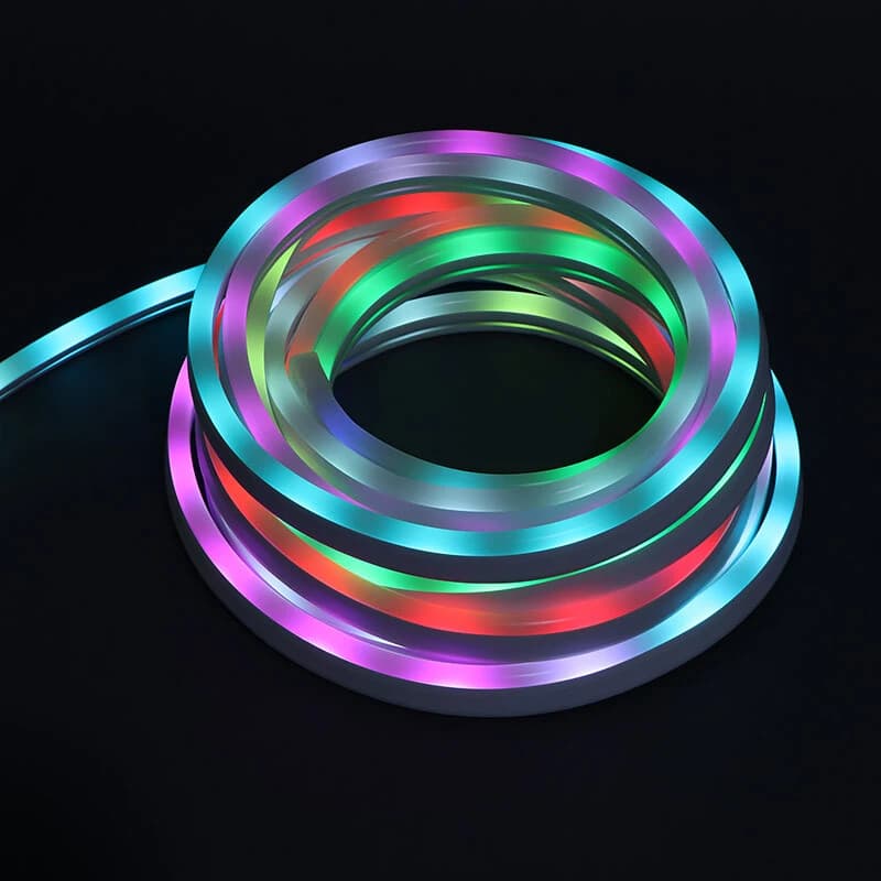 ریسه نئون فلکسی رنگی LED-NEON-RGB-Magic طول 5 متر + ریموت کنترل