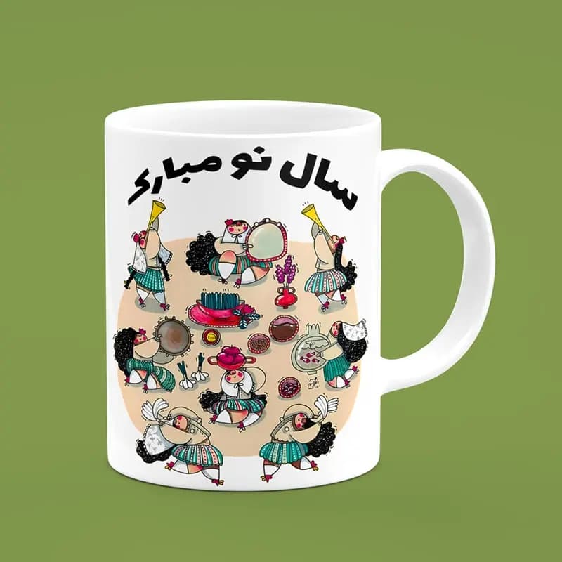ماگ عید نوروز (طرح30)