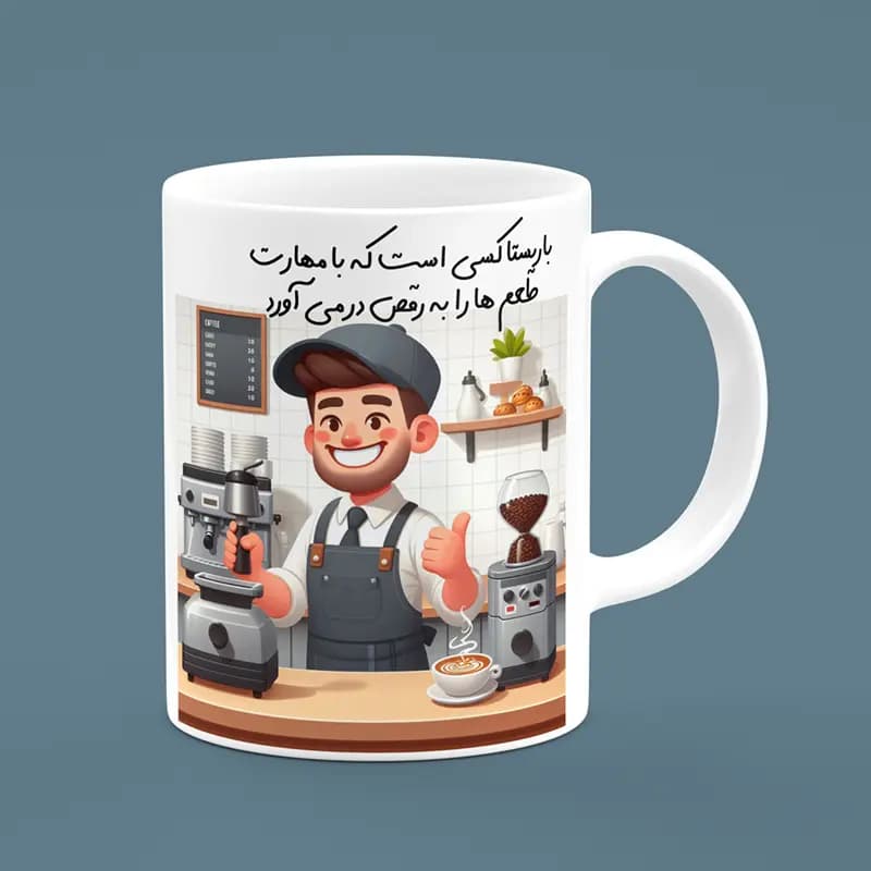 ماگ باریستا (طرح13)