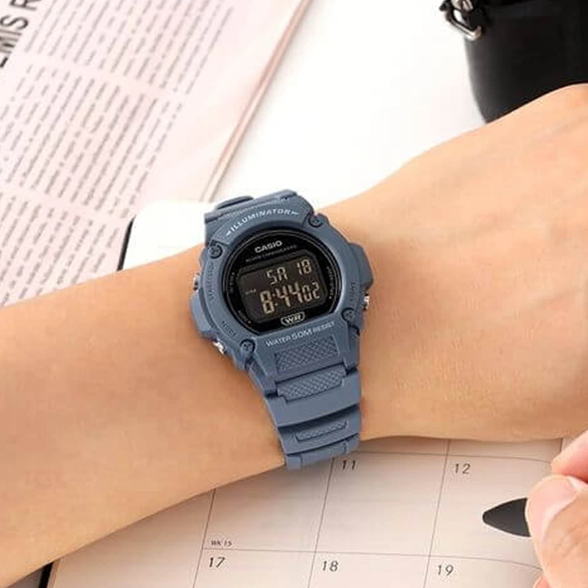 ساعت مچی کاسیو CASIO W-219HC-2BV — تصویر ۶
