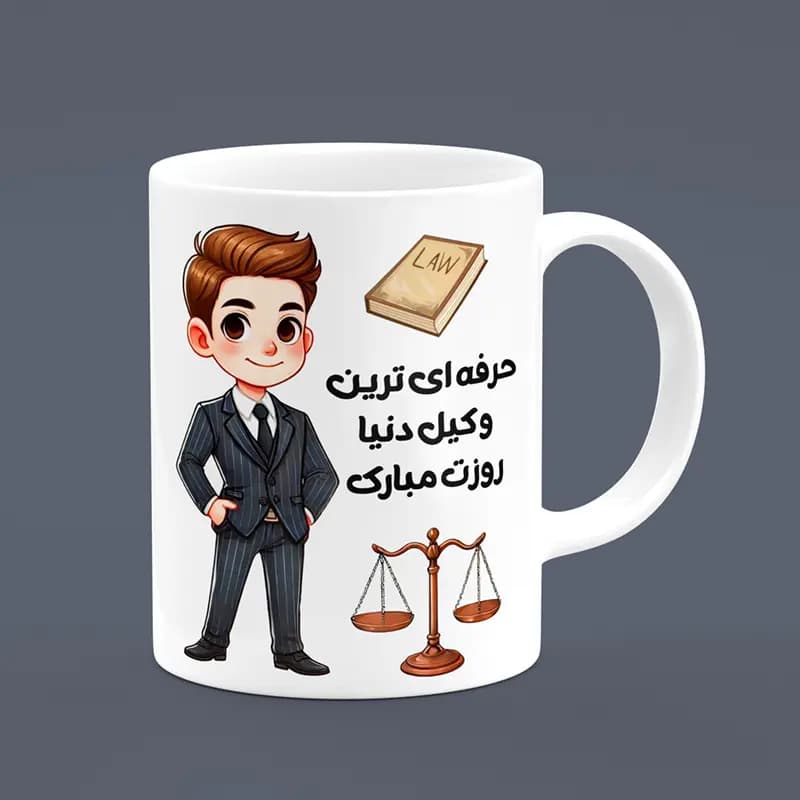 ماگ روز وکیل (طرح20)