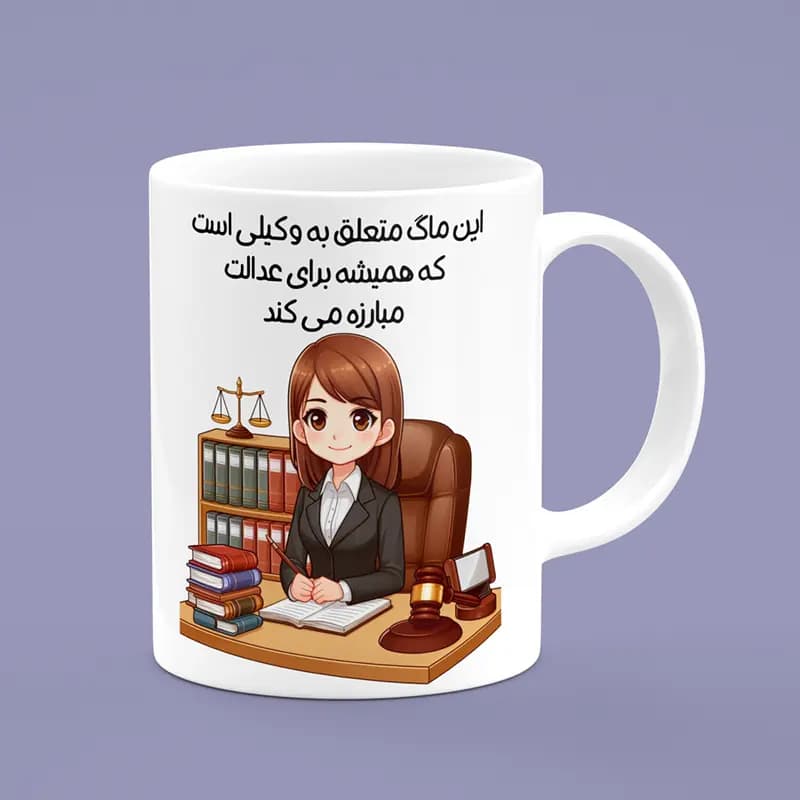 ماگ روز وکیل (طرح17)