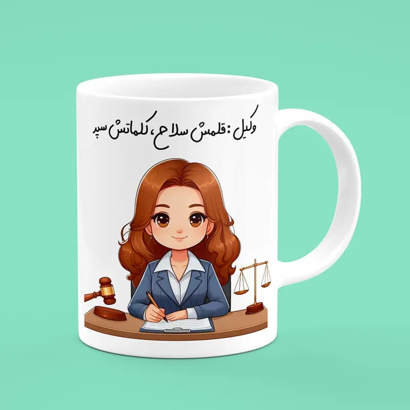 ماگ روز وکیل (طرح12)
