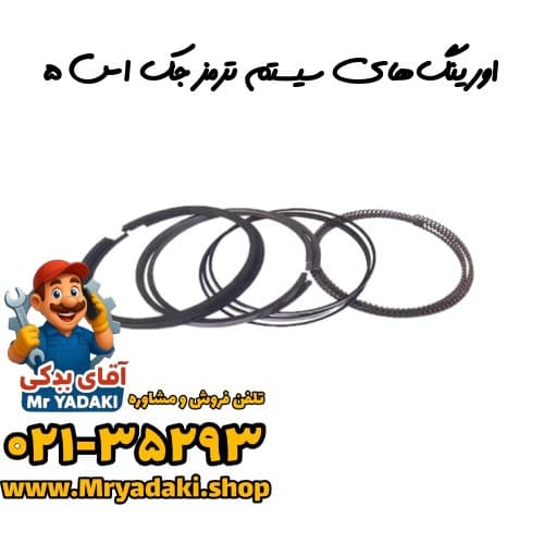 اورینگ‌های سیستم ترمز جک اس ۵