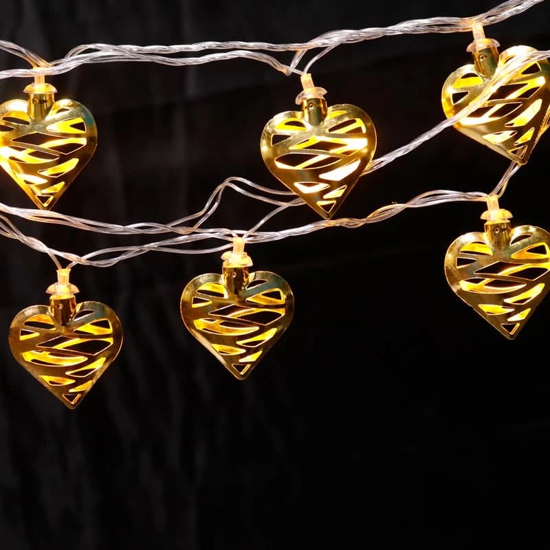 ریسه طرح قلب آفتابی 3٫7 متری — تصویر ۲