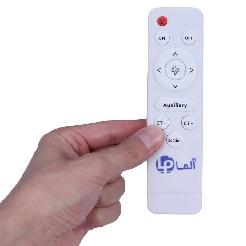چراغ سقفی روکار سه حالته 100 وات آلما مربع کد 801 — تصویر ۹