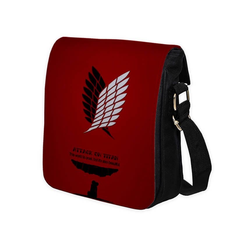 کیف دوشی طرح attack on titan کد 8552 — تصویر ۵
