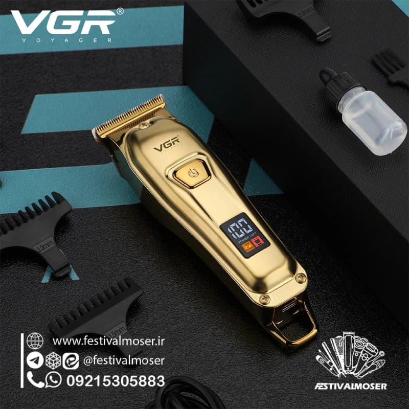 ماشین اصلاح سر و صورت وی جی آر مدل V-965 — تصویر ۲