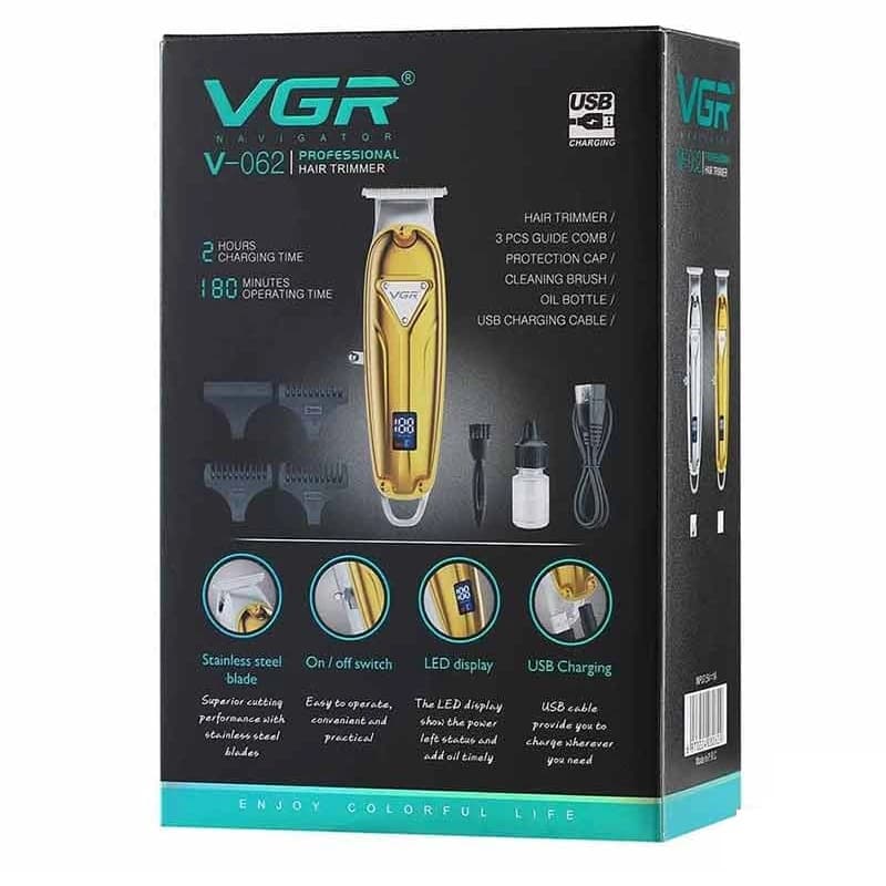 ماشین اصلاح سر و صورت وی جی آر مدل V-062 — تصویر ۷