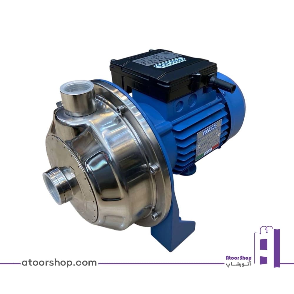 پمپ سانتریفیوژ تک پروانه 0/75 کیلووات سیستما ایتالیا Sistema TCX 60/0.75 — تصویر ۷