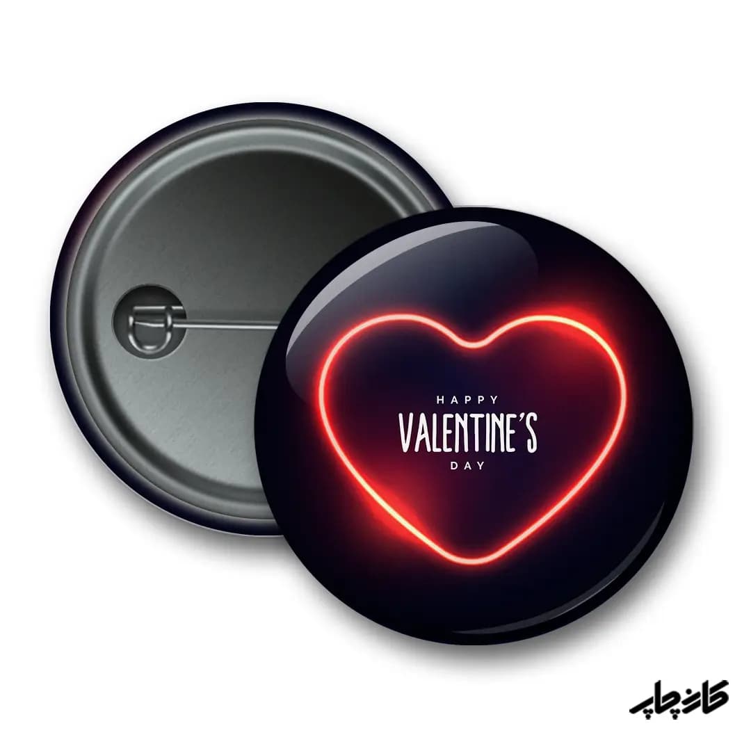 پیکسل طرح قلب نئونی valentine — تصویر ۲