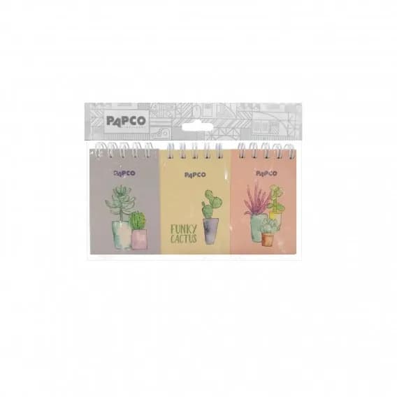 دفتر یادداشت جیبی پاپکو کد NB-685 بسته 3 عددی — تصویر ۵