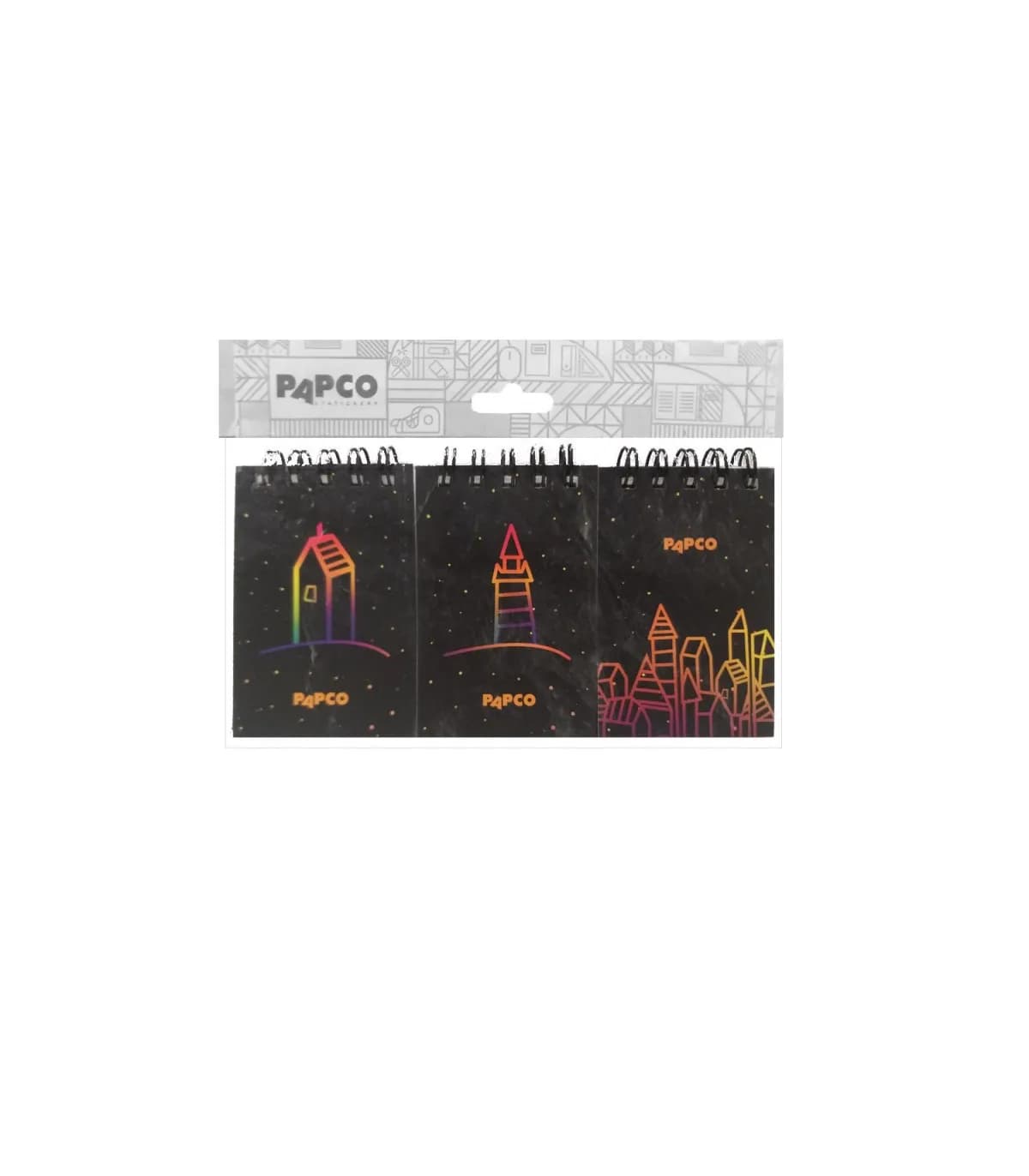 دفتر یادداشت جیبی پاپکو کد NB-685 بسته 3 عددی — تصویر ۶
