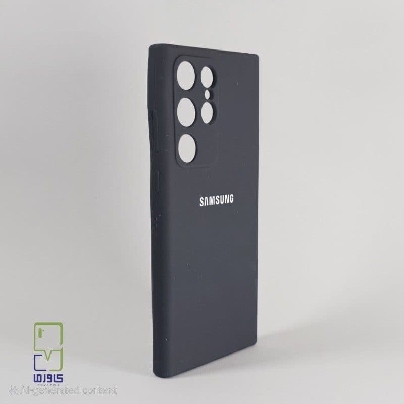 قاب گوشی سامسونگ S23 الترا سیلیکونی|مشکی samsung s23 ultra — تصویر ۳