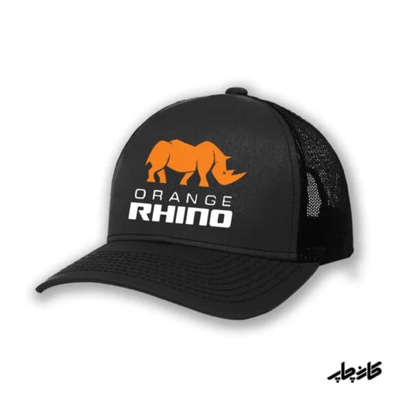 کلاه کپ کرگدن نارنجی orange rhino — تصویر ۲