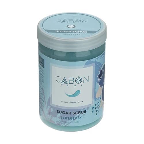 اسکراب شکری پوست ژبن پلاس مدل Blueberry وزن 900 گرم
