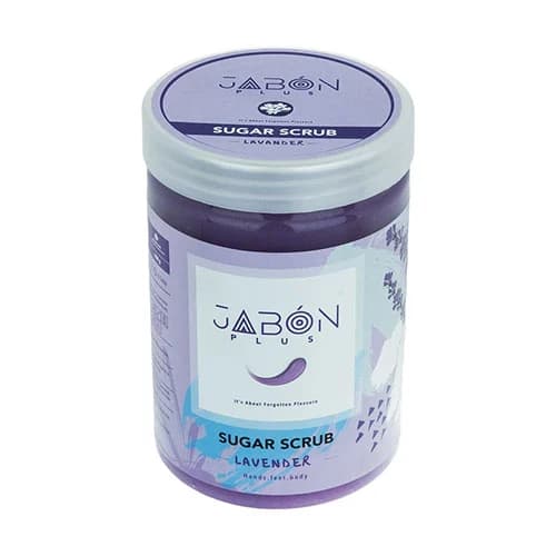 اسکراب شکری پوست ژبن پلاس مدل Lavender وزن 900 گرم