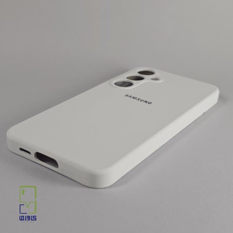 قاب گوشی سامسونگ S24 FE سیلیکونی|سفید samsung s24 fe — تصویر ۵