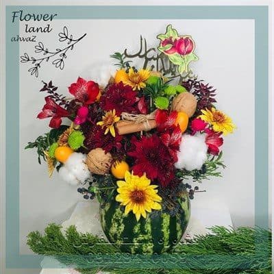 سفارش دسته گل برای سالن ضرغام تهران