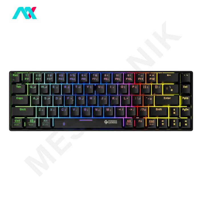 کیبورد بی‌سیم مکانیکال پرودو PDX214 (68Keys)