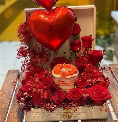 سفارش دسته گل برای تالار فرمانیه تهران
