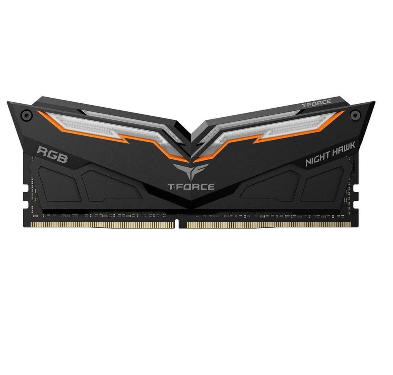 رم دسکتاپ تیم گروپ RAM TEAM GROUP CL16 DDR4 32GB 3200Mhz T-Force Night Hawk RGB — تصویر ۳