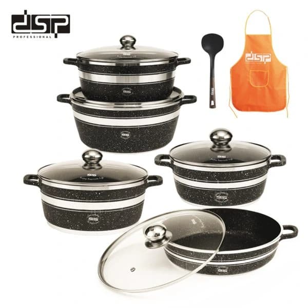 سرویس قابلمه نچسب 12 پارچه DSP مدل CA015-S01 — تصویر ۲