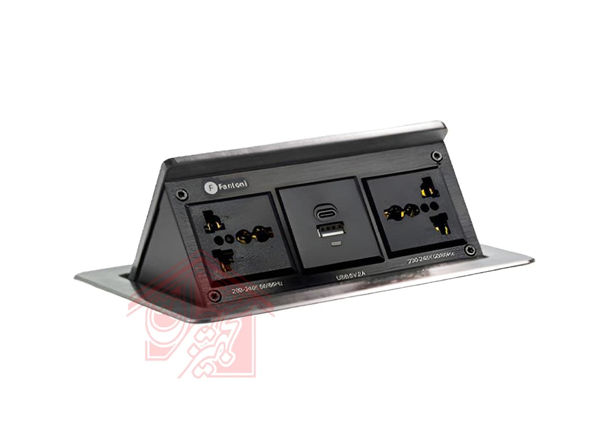 پریز کابینتی 4 سوکت لمسی مکانیکی فانتونی مدل N330 و N331 — تصویر ۷