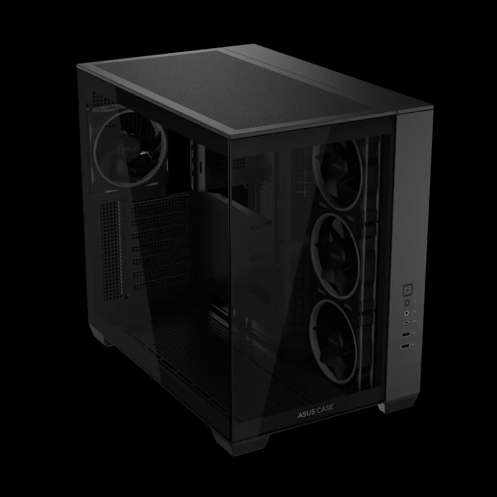 Case Asus A32 Plus TG ARGB Black — تصویر ۴