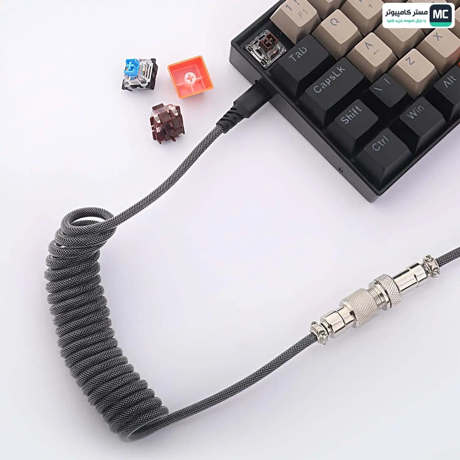 کابل کیبورد Type-C ردراگون A115B Black — تصویر ۵