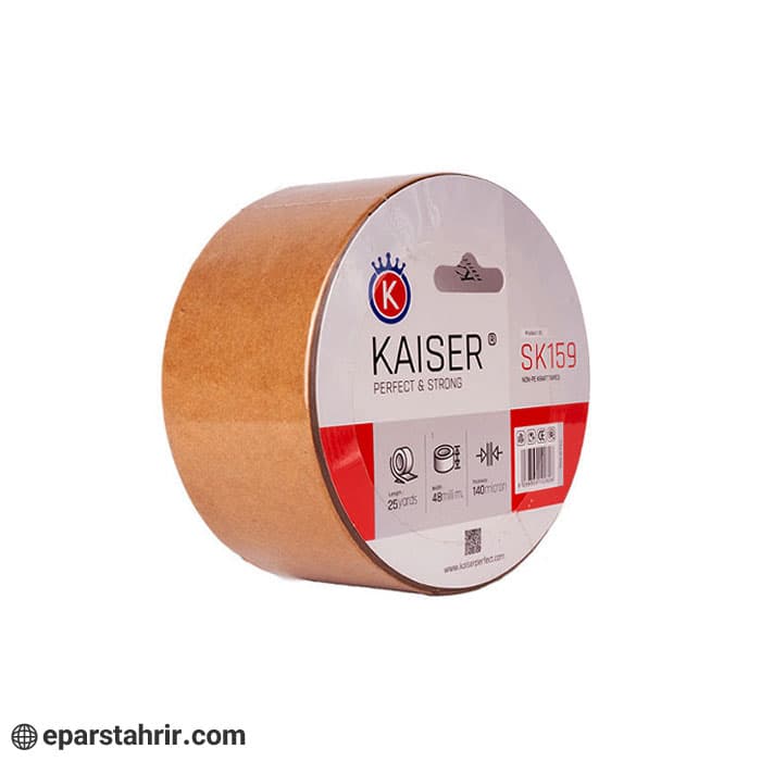 چسب پهن کایزر (SK159) کرافت 25 یارد 40 میکرون