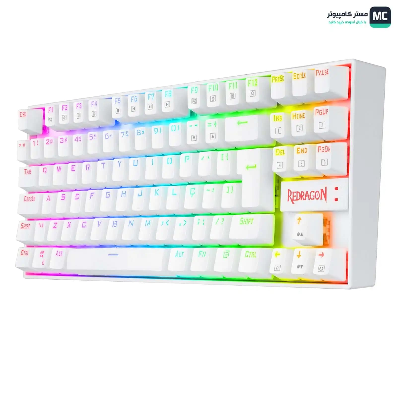کیبورد ردراگون KUMARA Pro K552P-KBS White — تصویر ۶