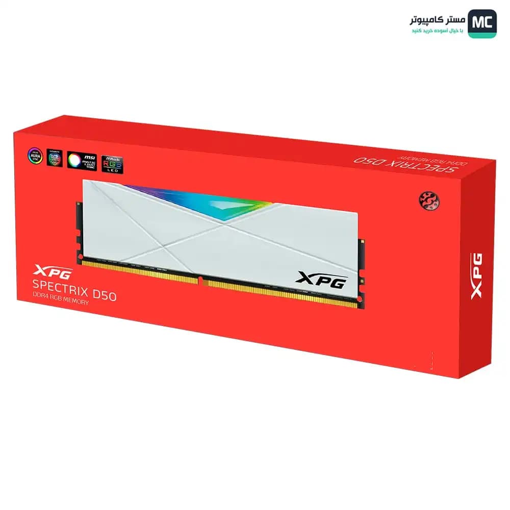 رم ای دیتا XPG SPECTRIX D50 8GB 3000MHz CL16 DDR4 — تصویر ۳