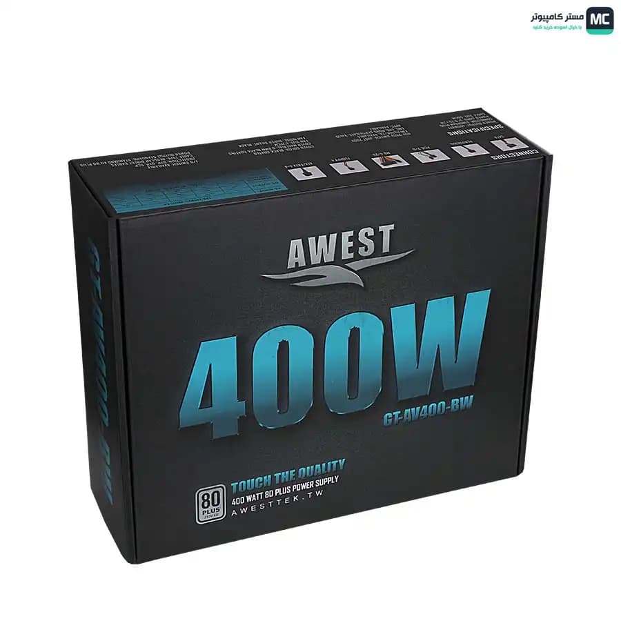 پاور 400 وات اوست GT-AV400-BW — تصویر ۳