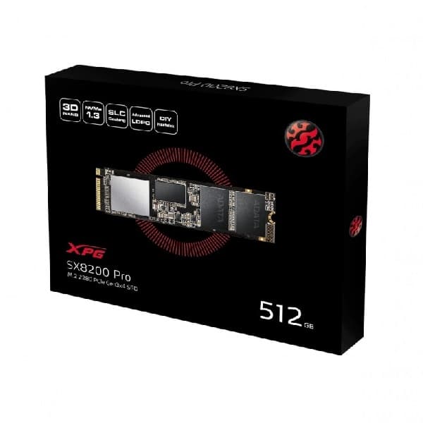 اس اس دی ای دیتا XPG SX8200 Pro M.2 2280 NVMe 512GB — تصویر ۸