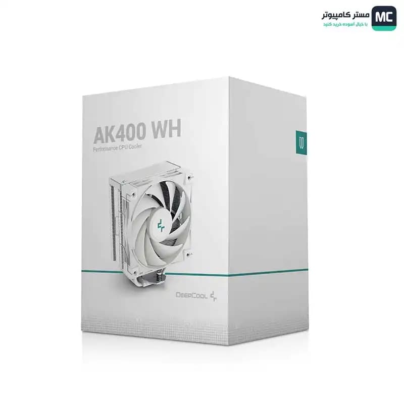 خنک کننده پردازنده دیپ کول AK400 White — تصویر ۳