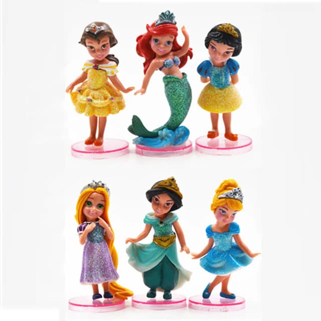 فيگور پرنسس دیزنی Disney Princesses مجموعه 6 عددی کد 0008 — تصویر ۵