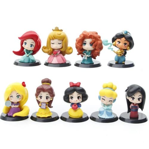 فیگور پرنسس های دیزنی Disney Princesses مدل نقلی ۹ عددی